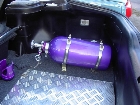 Nitrous Set-up in car